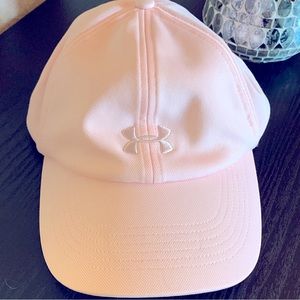 Under Armour Play Up light pink cap
